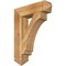 Ekena Millwork Imperial Arts & Crafts Rough Sawn Bracket, Western Red Cedar, 6"W x 26"D x 34"H BKT06X26X34IMP03RWR - alternate 1